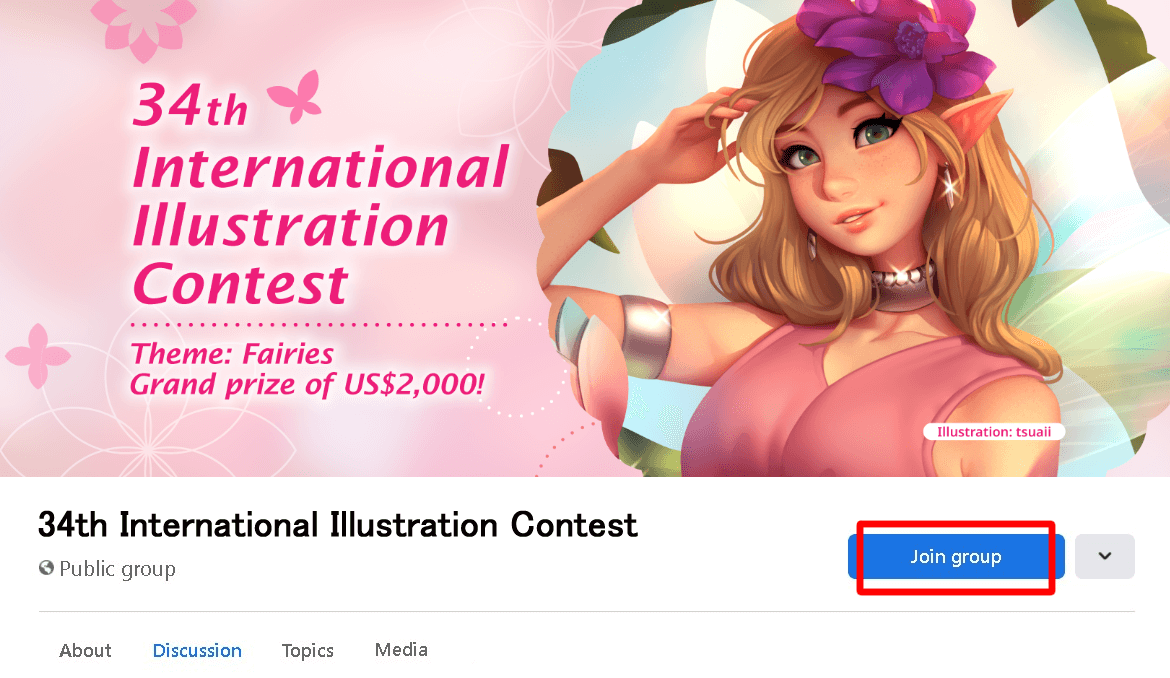 Comment participer Exemple de participation sur Facebook