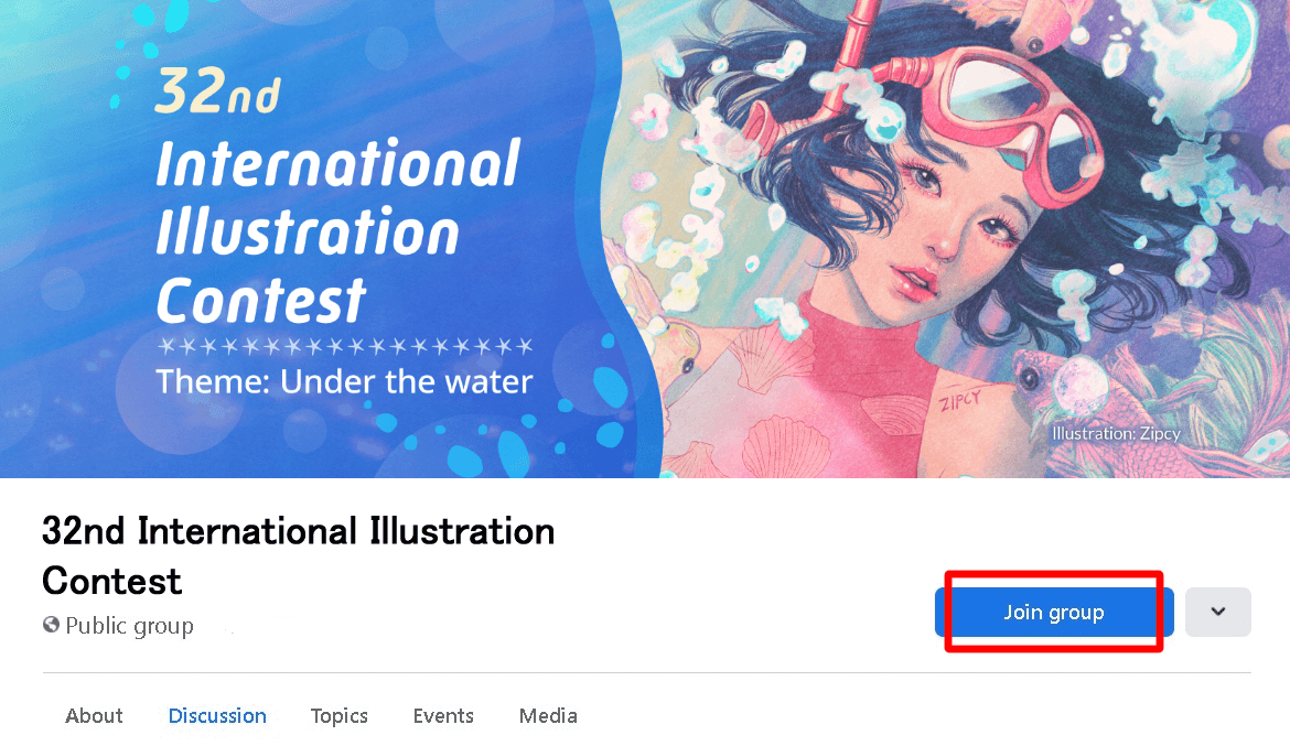 Comment participer Exemple de participation sur Facebook